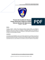 0 - 0 Proceso de Acreditación Nacional HAZMAT Version. Final Julio2020