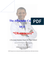 The Affordable Care Act