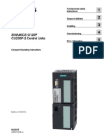 Sinamics Sinamics G120P CU230P-2 Control Units