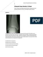 Sample Orthopaedic Surgery Questions & Critiques: Question #1