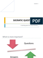 Lesson 1 - Socratic Questioning