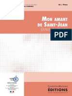 Mon Amant de Saint-Jean - Partition Complelte