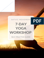 7-DAY Yoga Workshop: Self Practice Guide