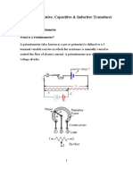 Module 2: Resistive, Capacitive & Inductive Transducer: Resistance Potentiometer