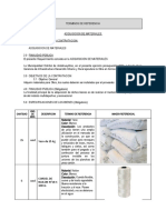 TDR Materiales para Construcción