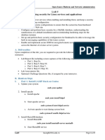 Lab 5 Hardening Security For Linux Services and Applications Objective of LAB5