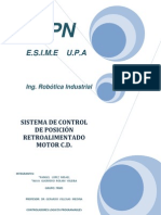 Sistema de Control de Posicion Motor C.D.