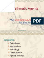 Anti-Asthmatic Agents: Visit: For More Ppt's