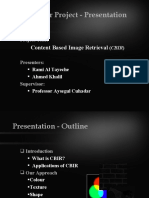 Fourth Year Project - Presentation: Content Based Image Retrieval