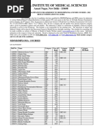 AIIMS List of Selected Candidates in MDS