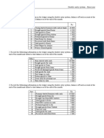 Double Entry Exercises Set E