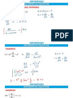 Differential Equation: Reducible To Variable Seperable