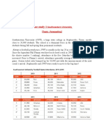 Case Study 1: Southwestern University (Topic: Forecasting)