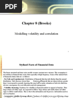 Chapter 8 (Brooks) : Modelling Volatility and Correlation