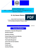 Operation Management Lecture 1