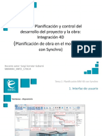 Presentación - M8T2 - Planificación y Control Del Desarrollo Del Proyecto y La Obra - Integración 4D