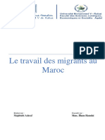 Le Travail Des Migrants Au Maroc