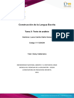 Construccion de Lengua Escrita Tarea 3