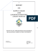 REPORT-Supply Chain and Logistics