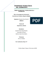 Práctica #8 Argumentos y Falacias