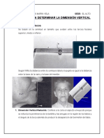 Criterios para Determinar La Dimensión Vertical