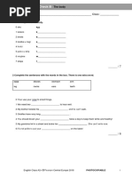 ECA2+ - Tests - Vocabulary Check 6B - 2018