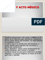 Etica y Acto Medico