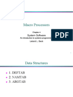 Macro Processors: System Software