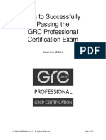 Tips For Passing GRCP Exam v3.0