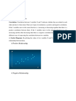 Correlation and Regression Correlation: Correlation Between 2 Variables X and Y Indicates Whether They Are Related To Each