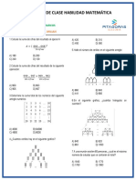 SVTA030122 - RM - EJ4 - HABILIDAD MATEMÁTICA (Inducción) - Prof. Max Cantoral