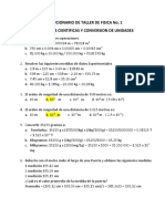 SOLUCIONARIO DE TALLER DE FISICA No 1