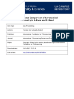 Performance Comparison of Aeronautical Telemetry in S-Band and C-Band