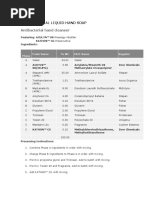 Antibacterial Liquid Hand Soap