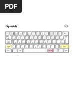 Spanish Keyboard Layout PDF