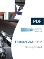 Delcam - FeatureCAM 2012 Getting Started en - 2011