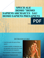 Primele Specii Homo Sapiens