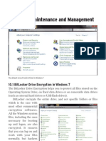System Maintenance and Management: 10.1 Bitlocker Drive Encryption in Windows 7