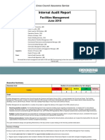 Internal Audit - Facilities Management - June 2018