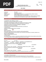 Material Safety Data Sheet: 1. Identification of The Substance/preparation and The Company