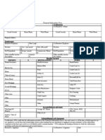 Financial Information Form Word