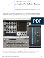 Making Audio Plugins Part 1 - Introduction - Martin Finke's Blog