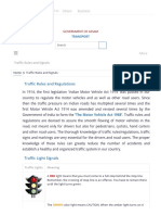 Traffic Rules and Signals - Transport - Government of Assam, India