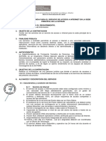 TDR Servicio de Internet en La Sede Principal