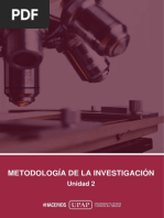 Unidad Ii - Contenido - Metodología de La Investigación