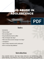 Drug Abuse in Adolescence