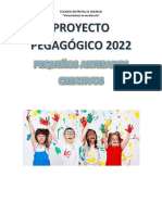 Proyecto Pequeños Artesanos Creativos Primer Grado 2022