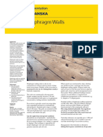 Diaphragm Walls Cementation Skanska Data Sheet