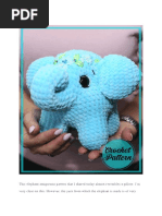 Plush Elephant Marshmallow PDF Amigurumi Free Pattern