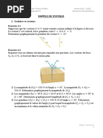 Série D'exercices 1 STATIQUE